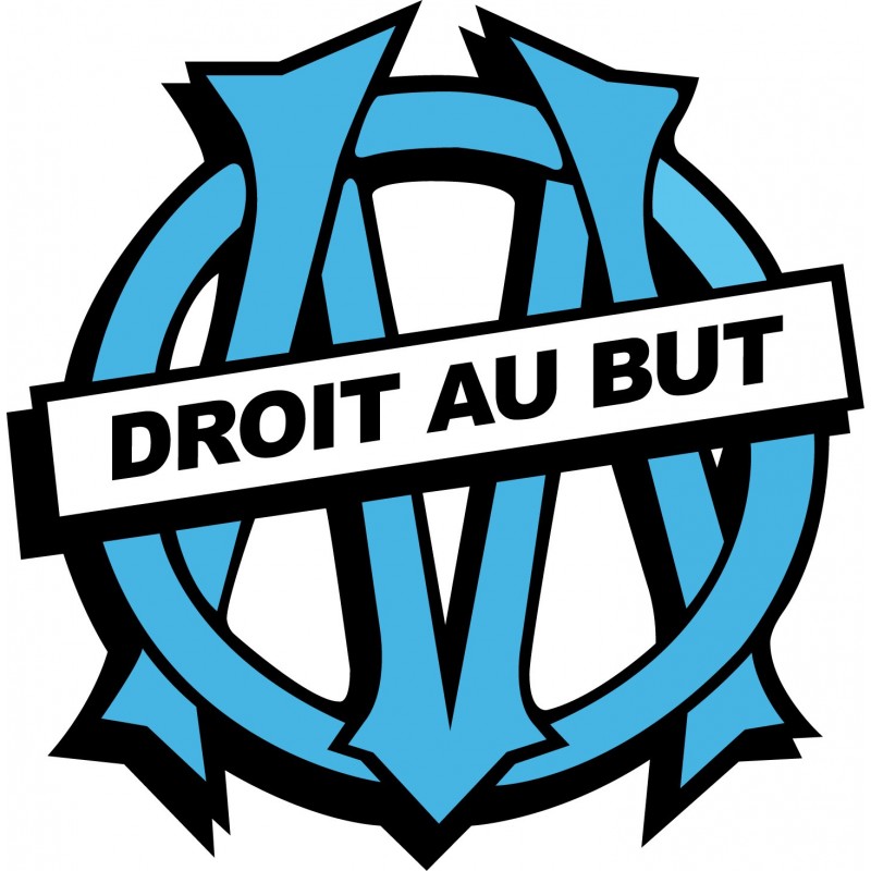 Autocollant Logo OM 30cm  Boutique Officielle Olympique de Marseille