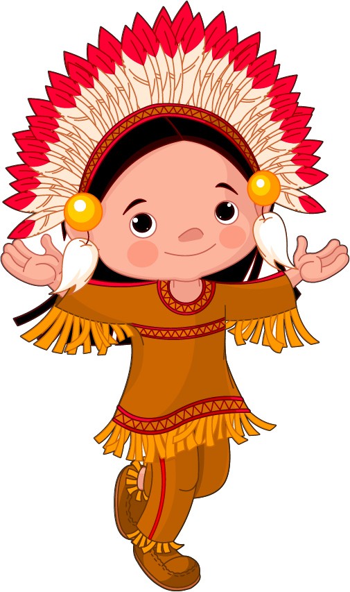 Stickers enfant Petit indien