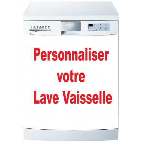 Stickers Lave Vaisselle à personnaliser