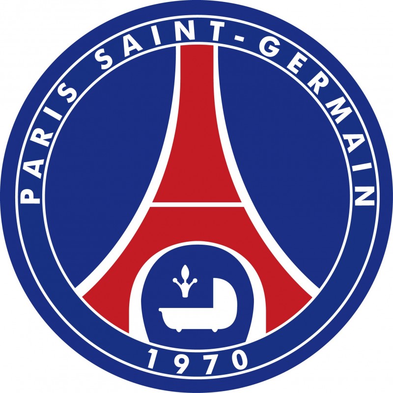 PSG, Autocollant Logo Paris Saint Germain Stickers Mural 