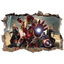 Stickers enfant 3D Iron Man Avengers